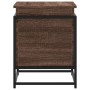 Caja de almacenaje con tapa madera marrón roble 60x40x51,5 cm de , Cestas para almacenaje - Ref: Foro24-848798, Precio: 54,68...