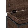 Caja de almacenaje con tapa madera marrón roble 60x40x51,5 cm de , Cestas para almacenaje - Ref: Foro24-848798, Precio: 54,68...
