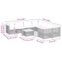Set de sofás de jardín con cojines 9 pzas ratán sintético beige de , Conjuntos de jardín - Ref: Foro24-3261778, Precio: 737,7...