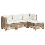Juego de sofás jardín con cojines 4 pzas ratán sintético beige de , Conjuntos de jardín - Ref: Foro24-3261784, Precio: 338,97...