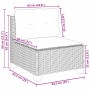 Set sofás de jardín 7 piezas y cojines ratán sintético beige de , Conjuntos de jardín - Ref: Foro24-3261877, Precio: 503,24 €...