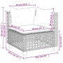Set sofás de jardín 7 piezas y cojines ratán sintético beige de , Conjuntos de jardín - Ref: Foro24-3261868, Precio: 578,56 €...
