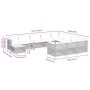 Set de sofás de jardín 11pzas con cojines ratán sintético beige de , Conjuntos de jardín - Ref: Foro24-3262060, Precio: 882,4...