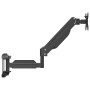 Soporte de pared para monitor máximo 27'' resorte de gas 10 kg de , Soportes para monitores y televisor - Ref: Foro24-4012168...