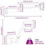Soporte de pared para monitor máximo 27'' resorte de gas 10 kg de , Soportes para monitores y televisor - Ref: Foro24-4012168...