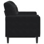Sofá de 2 plazas con cojines terciopelo negro 120 cm de , Sofás - Ref: Foro24-3278214, Precio: 232,62 €, Descuento: %