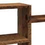 Estantería de pared madera ingeniería envejecida 129x18x42 cm de , Estantes y estanterías - Ref: Foro24-853225, Precio: 53,42...