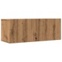 Muebles para TV de pared 2 unidades roble artesanal 80x30x30 cm de , Muebles TV - Ref: Foro24-857016, Precio: 77,75 €, Descue...