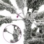 Árbol de Navidad artificial con 300 LEDs y nieve flocada 210 cm de , Arboles de navidad - Ref: Foro24-3315766, Precio: 179,91...
