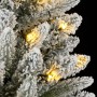 Árbol de Navidad artificial con 300 LEDs y nieve flocada 210 cm de , Arboles de navidad - Ref: Foro24-3315766, Precio: 179,91...