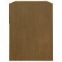 Mesita de noche madera maciza de pino marrón miel 40x31x40 cm de , Mesitas de noche - Ref: Foro24-808069, Precio: 39,25 €, De...