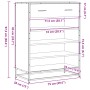 Zapatero de madera de ingeniería y metal negro 75x38x97,5 cm de , Zapateros y organizadores de calzado - Ref: Foro24-3300875,...