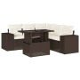 Set sofás de jardín 6 piezas y cojines ratán sintético marrón de , Conjuntos de jardín - Ref: Foro24-3269163, Precio: 480,41 ...
