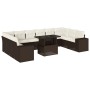 Set de sofás de jardín 11 pzas cojines ratán sintético marrón de , Conjuntos de jardín - Ref: Foro24-3269413, Precio: 777,23 ...