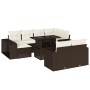 Set de sofás de jardín 11 pzas cojines ratán sintético marrón de , Conjuntos de jardín - Ref: Foro24-3274586, Precio: 689,86 ...