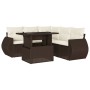 Set sofás de jardín 6 piezas y cojines ratán sintético marrón de , Conjuntos de jardín - Ref: Foro24-3268533, Precio: 457,85 ...