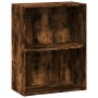 Estantería madera de ingeniería roble ahumado 60x30x77 cm de , Librerías y estanterías - Ref: Foro24-857894, Precio: 34,17 €,...