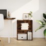 Estantería madera de ingeniería roble ahumado 60x30x77 cm de , Librerías y estanterías - Ref: Foro24-857894, Precio: 34,17 €,...