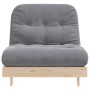 Futón sofá cama con colchón madera maciza de pino 90x206x11 cm de , Futones - Ref: Foro24-846761, Precio: 207,33 €, Descuento: %