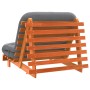 Futón sofá cama con colchón madera maciza marrón 100x206x11 cm de , Futones - Ref: Foro24-846768, Precio: 247,36 €, Descuento: %