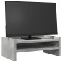 Soporte de pantalla madera ingeniería gris hormigón 42x24x16 cm de , Bases y elevadores para ordenadores - Ref: Foro24-854718...