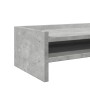 Soporte de pantalla madera ingeniería gris hormigón 42x24x16 cm de , Bases y elevadores para ordenadores - Ref: Foro24-854718...