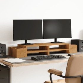 Soporte de pantalla con almacenaje roble artisian 100x27x15 cm de , Bases y elevadores para ordenadores - Ref: Foro24-854696,...