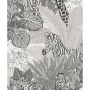 Noordwand Papel de pared Good Vibes Jungle Animals gris y negro de , Papel pintado - Ref: Foro24-440443, Precio: 27,54 €, Des...