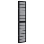 Biombo separador de 5 paneles madera maciza Paulownia negro de , Divisores de ambientes - Ref: Foro24-358775, Precio: 149,42 ...