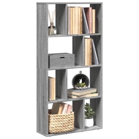 Estantería de madera de ingeniería gris Sonoma 60x20x120 cm de , Librerías y estanterías - Ref: Foro24-858152, Precio: 59,14 ...