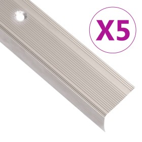 Perfiles de peldaños forma de L 10 uds aluminio champán 67 cm de , Escaleras - Ref: Foro24-146794, Precio: 27,25 €, Descuento: %