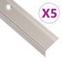 Perfiles de peldaños forma de L 10 uds aluminio champán 67 cm de , Escaleras - Ref: Foro24-146794, Precio: 27,25 €, Descuento: %