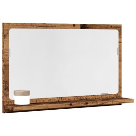 Espejo mueble de baño madera ingeniería envejecida 60x11x37 cm de , Tocadores de baño - Ref: Foro24-856197, Precio: 34,29 €, ...