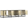 Mueble TV metal y madera ingeniería roble Sonoma 150x35x41 cm de , Muebles TV - Ref: Foro24-848860, Precio: 103,07 €, Descuen...