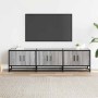 Mueble TV madera ingeniería y metal gris Sonoma 150x35x41 cm de , Muebles TV - Ref: Foro24-848862, Precio: 102,14 €, Descuent...