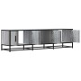 Mueble TV madera ingeniería y metal gris Sonoma 150x35x41 cm de , Muebles TV - Ref: Foro24-848862, Precio: 102,14 €, Descuent...