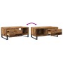 Mesa de centro madera de ingeniería envejecida 90x50x36,5 cm de , Mesas de centro - Ref: Foro24-857338, Precio: 85,01 €, Desc...