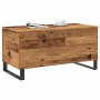 Mesa de centro madera de ingeniería envejecida 90x44,5x45 cm de , Mesas de centro - Ref: Foro24-857442, Precio: 95,15 €, Desc...