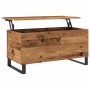 Mesa de centro madera de ingeniería envejecida 90x44,5x45 cm de , Mesas de centro - Ref: Foro24-857442, Precio: 95,15 €, Desc...