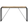 Mesa consola de madera maciza de mango sin tratar 140x35x76 cm de , Mesas auxiliares - Ref: Foro24-247869, Precio: 150,31 €, ...