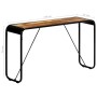 Mesa consola de madera maciza de mango sin tratar 140x35x76 cm de , Mesas auxiliares - Ref: Foro24-247869, Precio: 150,31 €, ...