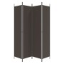 Biombo divisor de 4 paneles de tela marrón 200x220 cm de , Divisores de ambientes - Ref: Foro24-350199, Precio: 39,17 €, Desc...