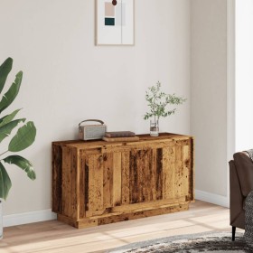 Aparador de madera de ingeniería envejecida 102x35x55 cm de , Aparadores - Ref: Foro24-857139, Precio: 92,17 €, Descuento: %