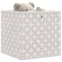 Cajas almacenaje plegables 10 uds no tejida crema 32x32x32 cm de , Cestas para almacenaje - Ref: Foro24-4018982, Precio: 42,7...