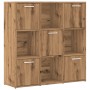 Estantería de madera de ingeniería roble artisan 90x28x90 cm de , Librerías y estanterías - Ref: Foro24-856059, Precio: 105,1...