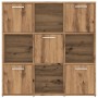 Estantería de madera de ingeniería roble artisan 90x28x90 cm de , Librerías y estanterías - Ref: Foro24-856059, Precio: 105,1...