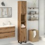 Armario de baño madera contrachapada roble artisan 30x30x190 cm de , Tocadores de baño - Ref: Foro24-857203, Precio: 101,77 €...