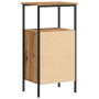 Mesita de noche madera de ingeniería roble artisan 41x31x80 cm de , Mesitas de noche - Ref: Foro24-857248, Precio: 52,60 €, D...