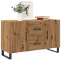 Aparador de madera de ingeniería roble artisan 100x36x60 cm de , Aparadores - Ref: Foro24-857325, Precio: 131,45 €, Descuento: %