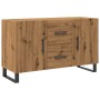 Aparador de madera de ingeniería roble artisan 100x36x60 cm de , Aparadores - Ref: Foro24-857325, Precio: 131,45 €, Descuento: %